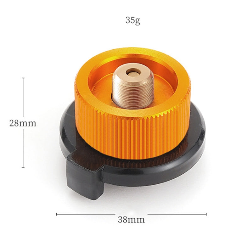 Outdoor Camping Gas Cylinder Adapter Stove Connector Closed Snap Gas Canister Converter, Color: Small Yellow - free shipping - PMC TechLife - Order now!