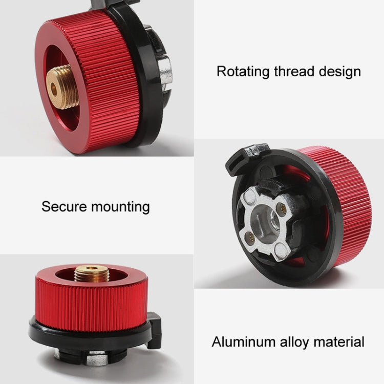 Outdoor Camping Gas Cylinder Adapter Stove Connector Closed Snap Gas Canister Converter, Color: Large Red - Cookwares & Tablewares by PMC TechLife | Online Shopping South Africa | PMC TechLife | Buy Now Pay Later Mobicred