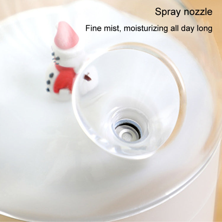 500ml Snowman Humidifier USB Desktop Large Capacity Colorful Ambient Light Air Humidifier(Pink) - free shipping - PMC TechLife - Order now!