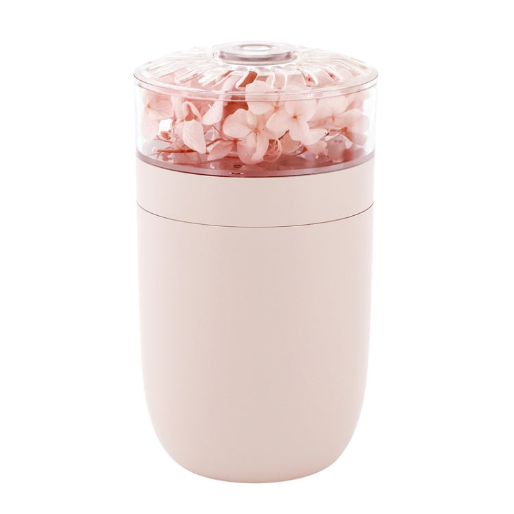230ml Flower Air Humidifier USB Home Car Aroma Humidifier With Colorful Ambient Light(Pink) - free shipping - PMC TechLife - Order now!