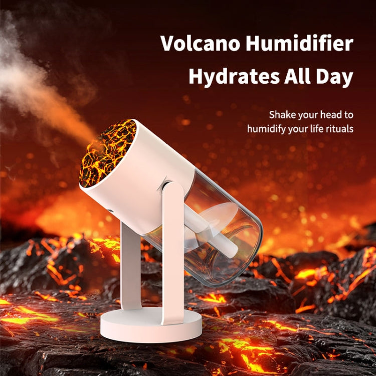 280ml Volcano Cup Rotating Air Humidifier Mini Colorful Ambient Light Car Aroma Diffuser(Pink) - free shipping - PMC TechLife - Order now!