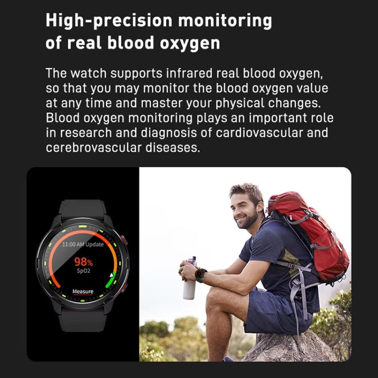 Outdoor GPS Sport Watch 1.32inch HD Round Screen Multi Sport Mode Smartwatch(Pink) - Smart Watches by PMC TechLife | Online Shopping South Africa | PMC TechLife | Buy Now Pay Later Mobicred