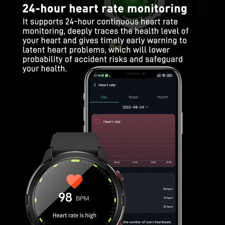 Outdoor GPS Sport Watch 1.32inch HD Round Screen Multi Sport Mode Smartwatch(Pink) - Smart Watches by PMC TechLife | Online Shopping South Africa | PMC TechLife | Buy Now Pay Later Mobicred