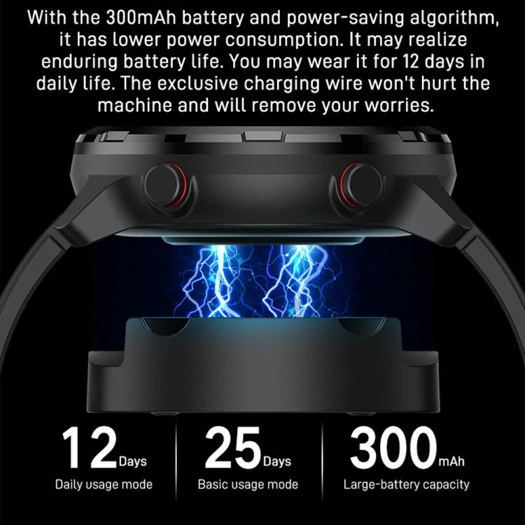 Outdoor GPS Sport Watch 1.32inch HD Round Screen Multi Sport Mode Smartwatch(Silver) - Smart Watches by PMC TechLife | Online Shopping South Africa | PMC TechLife | Buy Now Pay Later Mobicred