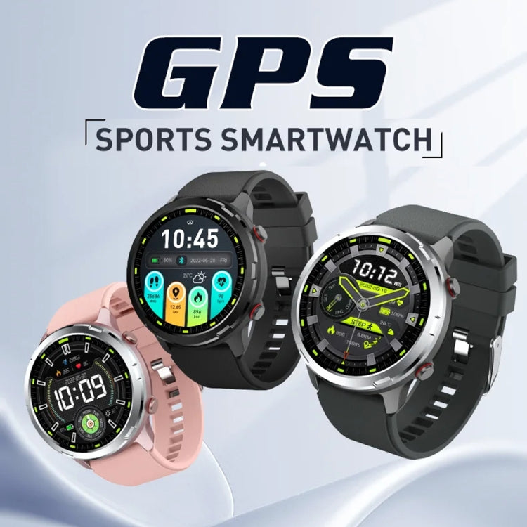 Outdoor GPS Sport Watch 1.32inch HD Round Screen Multi Sport Mode Smartwatch(Pink) - Smart Watches by PMC TechLife | Online Shopping South Africa | PMC TechLife | Buy Now Pay Later Mobicred