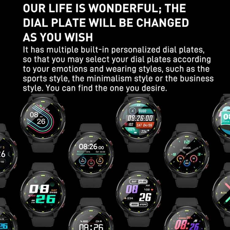 Outdoor GPS Sport Watch 1.32inch HD Round Screen Multi Sport Mode Smartwatch(Silver) - Smart Watches by PMC TechLife | Online Shopping South Africa | PMC TechLife | Buy Now Pay Later Mobicred