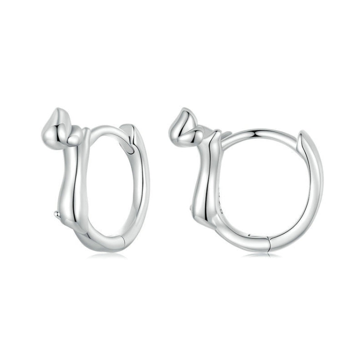 S925 Sterling Silver Dachshund Animal Earrings(SCE1765) - Stud Earrings & Earrings by PMC Jewellery | Online Shopping South Africa | PMC Jewellery | Buy Now Pay Later Mobicred