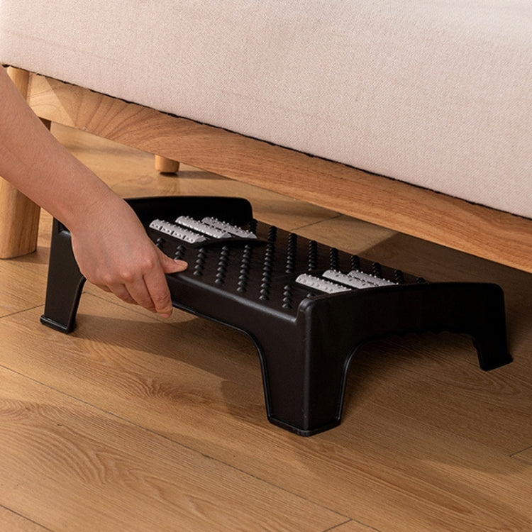 Double-row Roller Massage Foot Pedal Footrest Under the Table(Black) - free shipping - PMC TechLife - Order now!