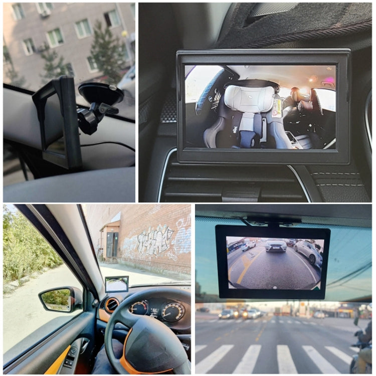 5 Inch Carplay Portable Surveillance Video Car Display, Specification: With Two-way Camera - Rearview Monitors by PMC Jewellery | Online Shopping South Africa | PMC Jewellery | Buy Now Pay Later Mobicred