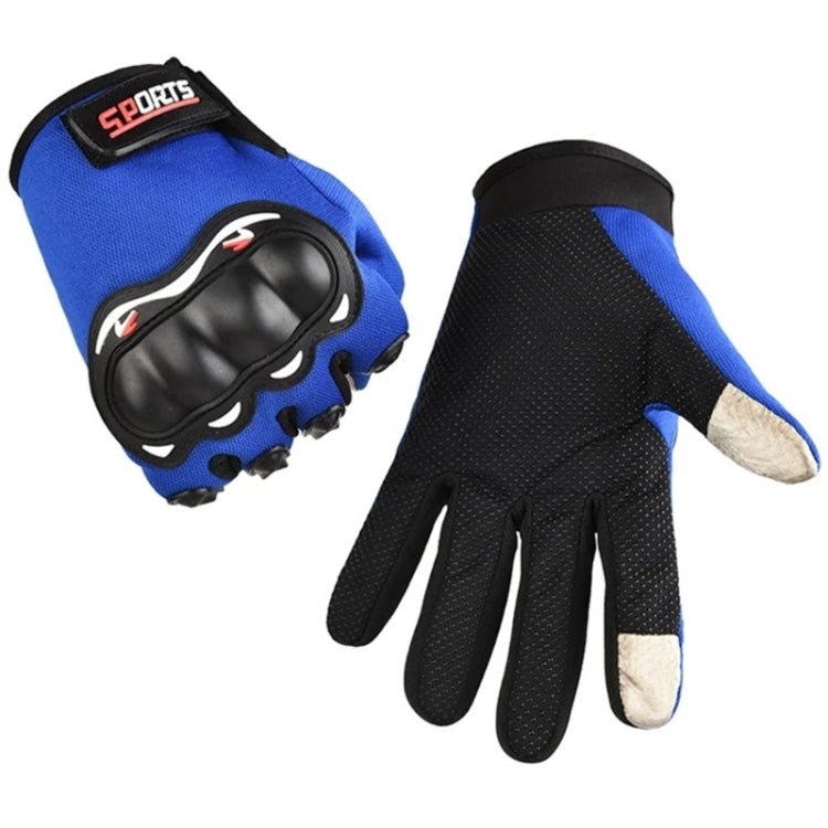 Motorcycle Gloves Men Riding Racing Anti-Slip Hard Shell Outdoor Full Finger Touchscreen Gloves, Size: Average(Red) - Locomotive Gloves by PMC TechLife | Online Shopping South Africa | PMC TechLife | Buy Now Pay Later Mobicred
