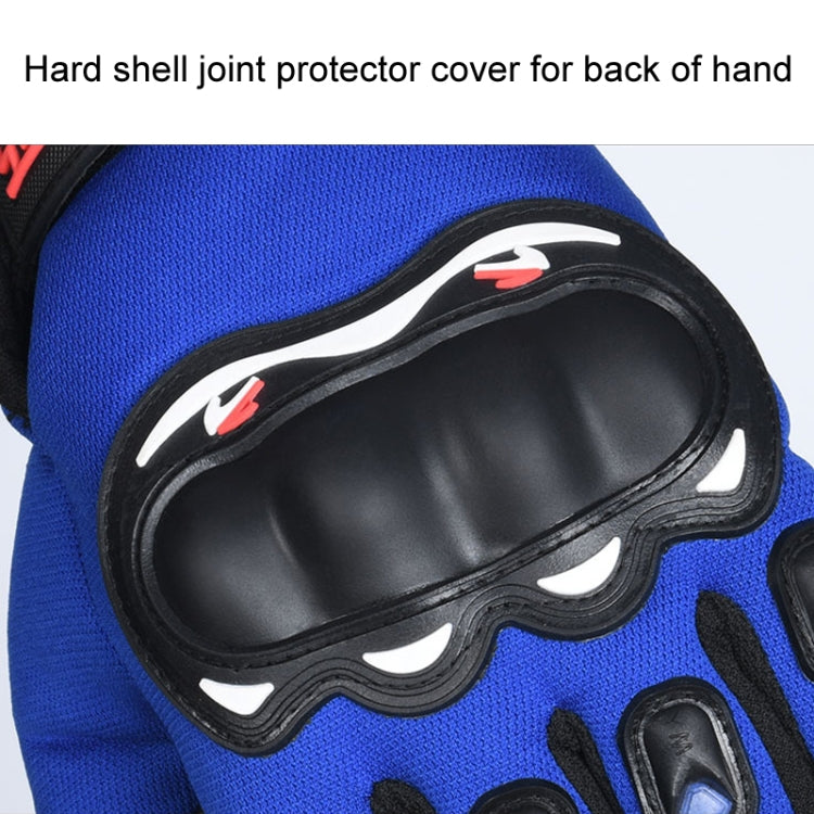 Motorcycle Gloves Men Riding Racing Anti-Slip Hard Shell Outdoor Full Finger Touchscreen Gloves, Size: Average(Red) - Locomotive Gloves by PMC TechLife | Online Shopping South Africa | PMC TechLife | Buy Now Pay Later Mobicred