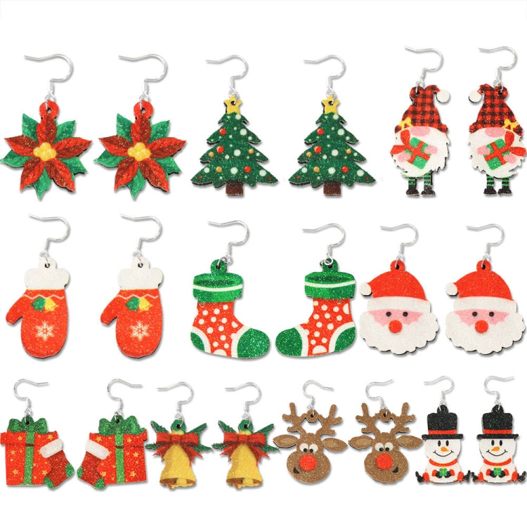 Christmas Element Cartoon Decoration Earrings Shiny Earrings, Spec: Sock - free shipping - PMc TechLife - Order now!