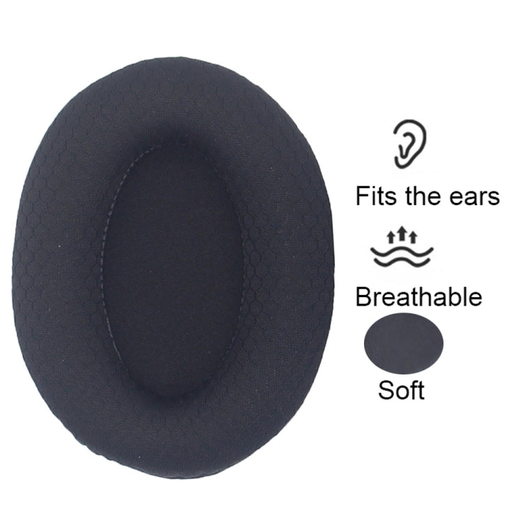 1pair For Razer Opus X Headphone Replacement Sponge Cover Ear Pad Accessories(Gray Leather) - Earmuff & Pad by PMC Jewellery | Online Shopping South Africa | PMC Jewellery | Buy Now Pay Later Mobicred