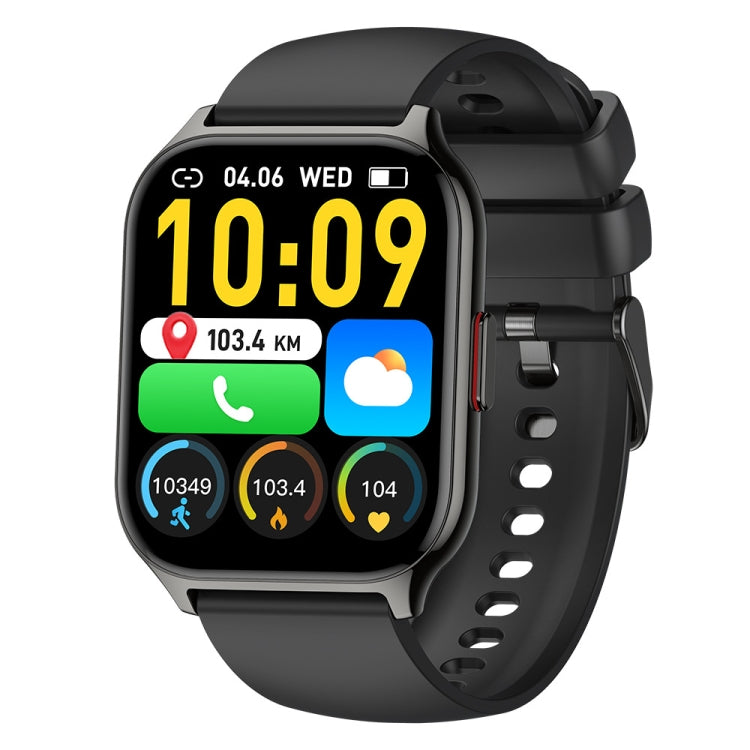 Blood Oxygen / Sleep / Heart Rate Health Monitoring Smart Watch Square Sports Watch(Black) - Smart Watches by PMC TechLife | Online Shopping South Africa | PMC TechLife | Buy Now Pay Later Mobicred