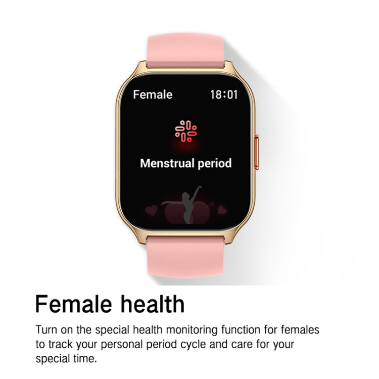Blood Oxygen / Sleep / Heart Rate Health Monitoring Smart Watch Square Sports Watch(Silver Gray) - Smart Watches by PMC TechLife | Online Shopping South Africa | PMC TechLife | Buy Now Pay Later Mobicred