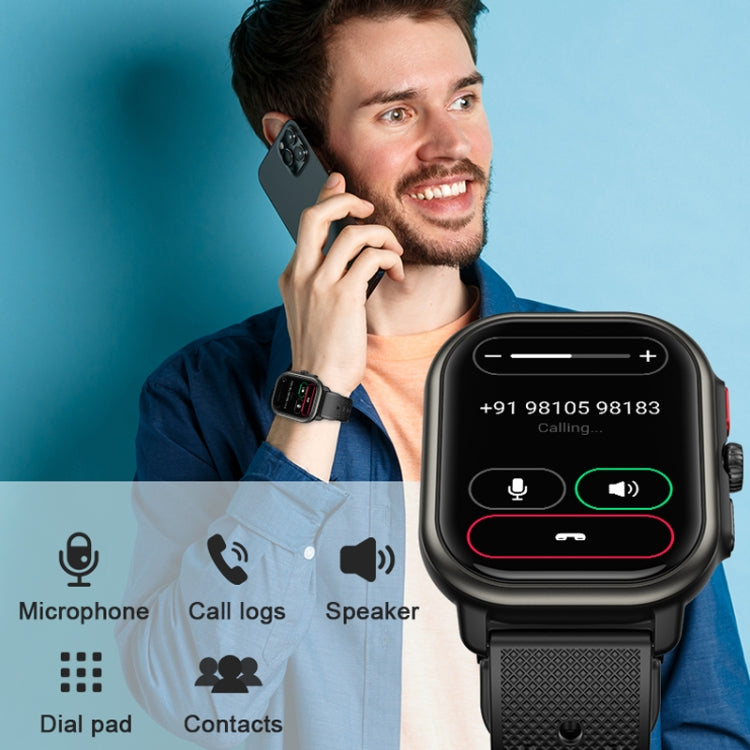 Sports Smart Watch 2.06 Inch Ultra HD AMOLED Screen Bluetooth Talking Watch(White) - Smart Watches by PMC TechLife | Online Shopping South Africa | PMC TechLife | Buy Now Pay Later Mobicred