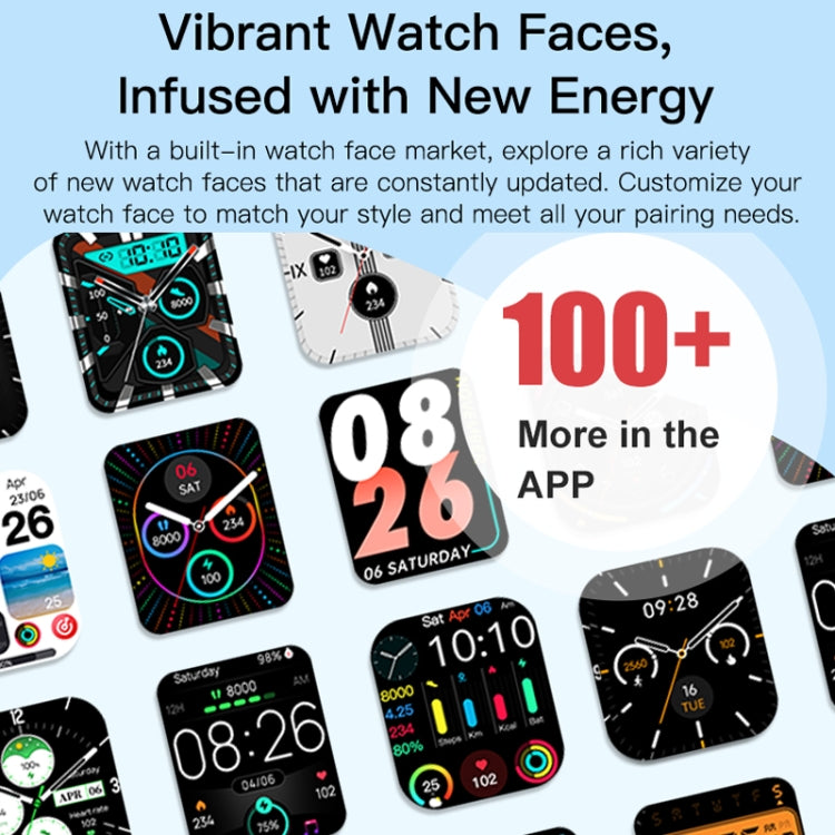 Sports Smart Watch 2.06 Inch Ultra HD AMOLED Screen Bluetooth Talking Watch(Black) - Smart Watches by PMC TechLife | Online Shopping South Africa | PMC TechLife | Buy Now Pay Later Mobicred