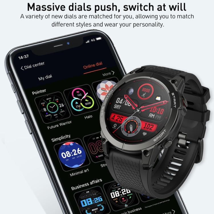 Outdoor Sports Smart Watch 1.43 Inch Ultra HD AMOLED Screen Bluetooth Talking Watch(Orange) - Smart Watches by PMC TechLife | Online Shopping South Africa | PMC TechLife | Buy Now Pay Later Mobicred