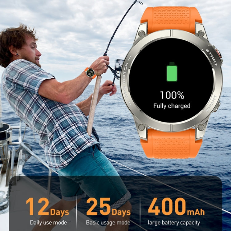 Outdoor Sports Smart Watch 1.43 Inch Ultra HD AMOLED Screen Bluetooth Talking Watch(Black) - Smart Watches by PMC TechLife | Online Shopping South Africa | PMC TechLife | Buy Now Pay Later Mobicred