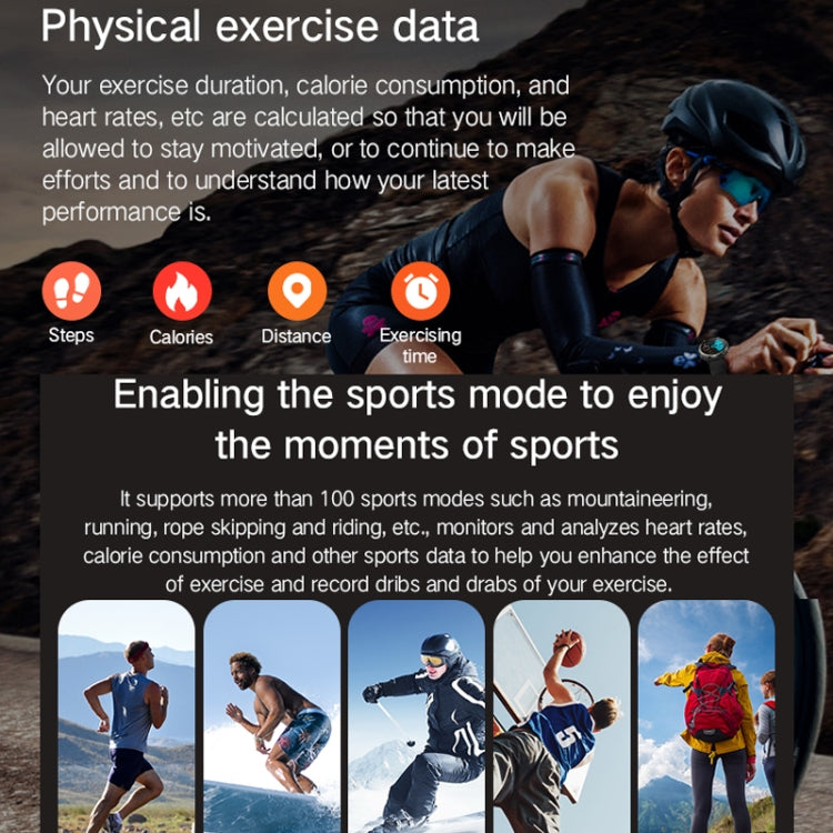 Bluetooth Talk Outdoor Pedometer Exercise Heart Rate Sleep Monitoring Smart Watch(Silver) - Smart Watches by PMC TechLife | Online Shopping South Africa | PMC TechLife | Buy Now Pay Later Mobicred