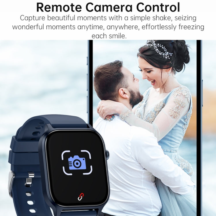 Bluetooth Talk HD Large Screen Heart Rate Oxygen Monitoring Multi-Sport Mode Smart Watch(Purple) - Smart Watches by PMC TechLife | Online Shopping South Africa | PMC TechLife | Buy Now Pay Later Mobicred