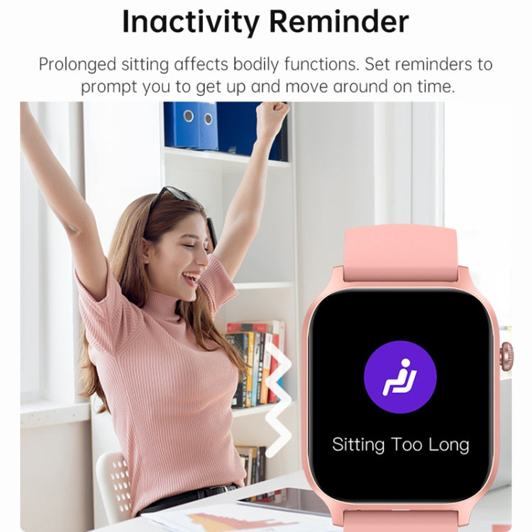 Bluetooth Talk HD Large Screen Heart Rate Oxygen Monitoring Multi-Sport Mode Smart Watch(Purple) - Smart Watches by PMC TechLife | Online Shopping South Africa | PMC TechLife | Buy Now Pay Later Mobicred
