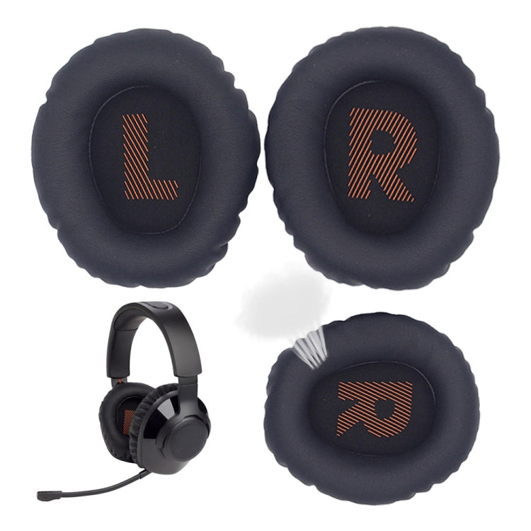 1pair For JBL Quantum 350 / 360 Headphone Leather Sponge Cover Earmuffs(Orange) - free shipping - PMC Jewellery - Order now!