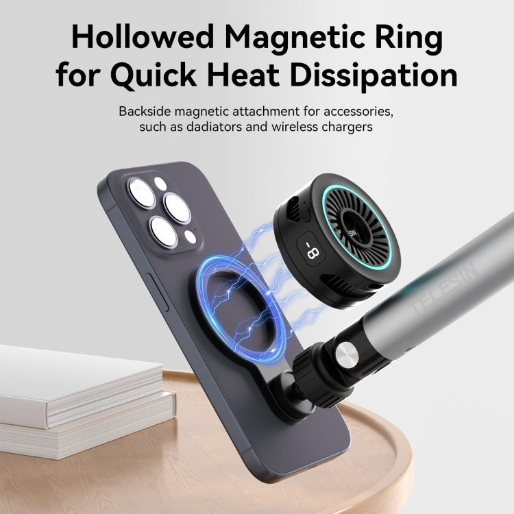 TELESIN P3-DS-02 Phone Video Live Streaming Magsafe Magnetic Mount(Clamping) - Stand by TELESIN | Online Shopping South Africa | PMC TechLife | Buy Now Pay Later Mobicred