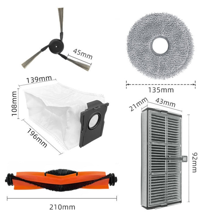 For Dreame X40 Pro / X40 Ultra Robot Vacuum Replacement, Spec: Side Brush - For Xiaomi Accessories by PMc TechLife | Online Shopping South Africa | PMc TechLife | Buy Now Pay Later Mobicred
