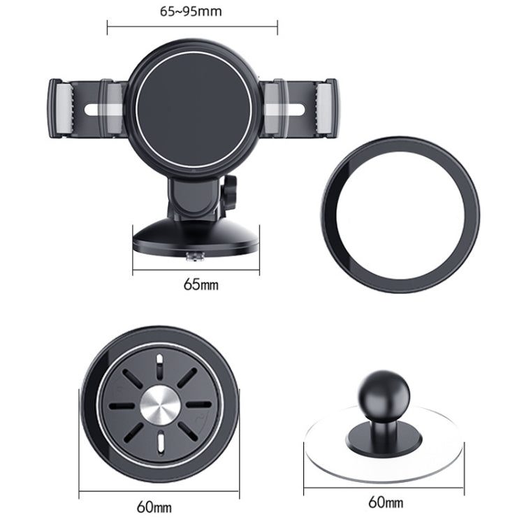 Central Control Instrument Panel Car Navigation Universal Phone Holder, Model: X24-6 Clip Suction Cup - Universal Car Holders by PMc TechLife | Online Shopping South Africa | PMc TechLife | Buy Now Pay Later Mobicred