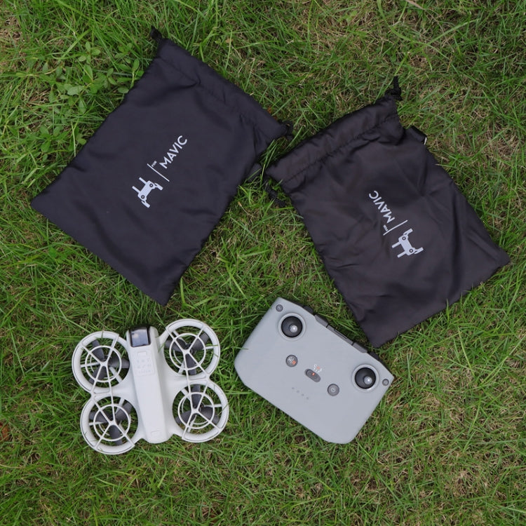 For DJI Neo CQT Body Remote Control Storage Bag Waterproof Dirt-Resistant Drawstring Portable Handbag, Style: Body Pouch+Remote Control Pouch - free shipping - PMC TechLife - Order now!