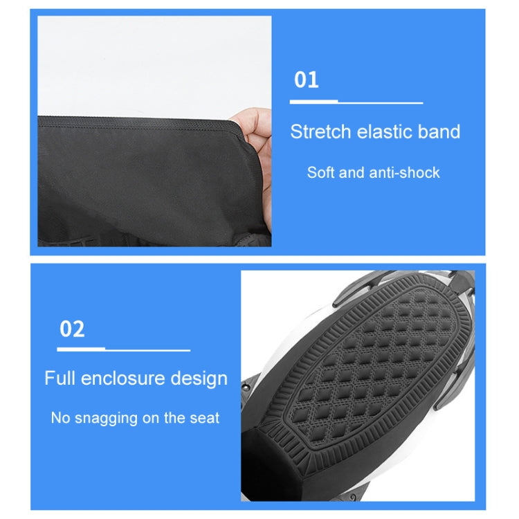 Large Electrical Bike Warm Breathable Non-Slip Cushion Cover(Black) - Seat Covers by PMc TechLife | Online Shopping South Africa | PMc TechLife | Buy Now Pay Later Mobicred