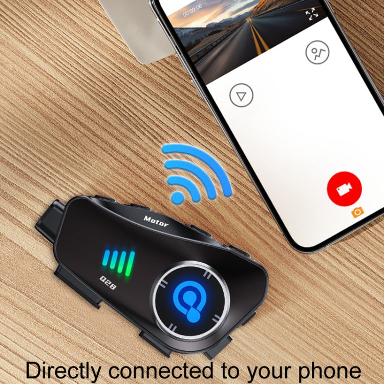 KUQIBAO Q28 Motorcycle Riding Helmet Bluetooth-compatible Headset Recorder(Hard Microphone) - free shipping - PMC TechLife - Order now!