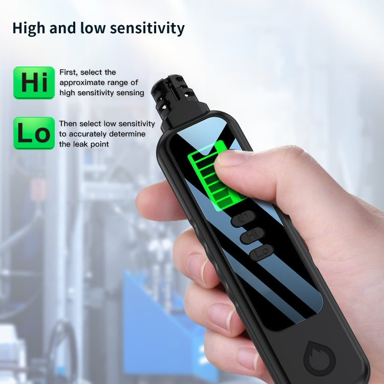 Portable Flammable Gas Methane Leak Detector Alarm(Black) - Gas Monitor by PMC TechLife | Online Shopping South Africa | PMC TechLife | Buy Now Pay Later Mobicred