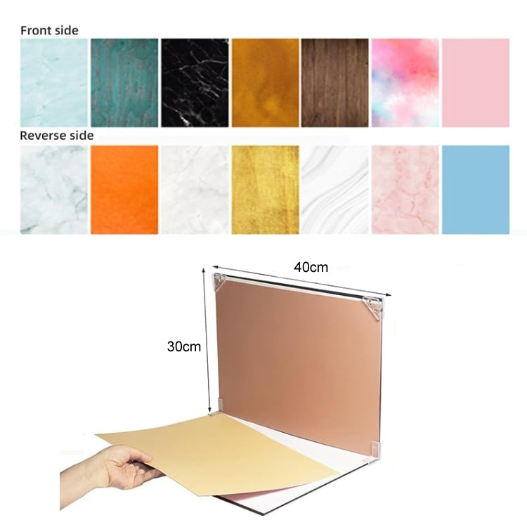 30x40cm 2+7 Thick Background Boards Photography Props Background Set, Style: Two - Wood Floor by PMC TechLife | Online Shopping South Africa | PMC TechLife | Buy Now Pay Later Mobicred
