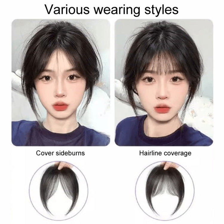 Ladies Hair Volume Enlargement Fluffy Simulation Bangs Wig Piece(Dark Brown) - free shipping - PMC TechLife - Order now!