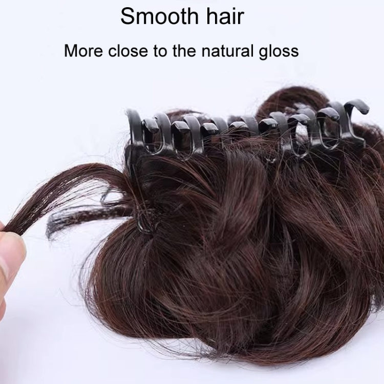 Ladies Fluffy Natural Pods Wig Grab Clip Plate Hair Buns(Dark Brown) - free shipping - PMC TechLife - Order now!