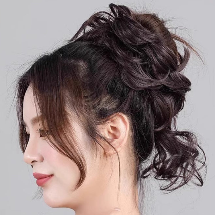 Lazy Long Beard Ball-Head Chicken Nest Wig Photography Coiffure Ribbed Hair bundle(Dark Brown) - free shipping - PMC TechLife - Order now!