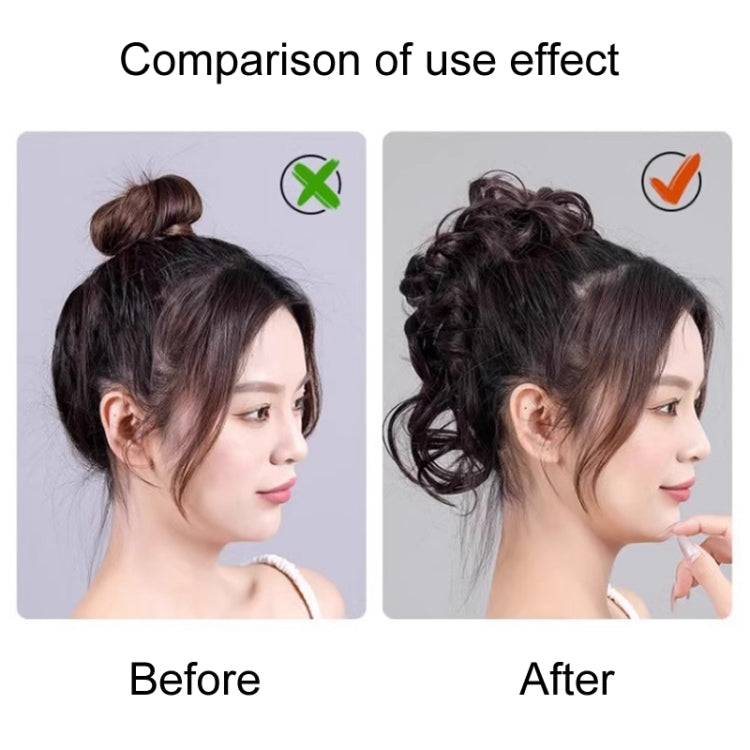 Lazy Long Beard Ball-Head Chicken Nest Wig Photography Coiffure Ribbed Hair bundle(Dark Brown) - free shipping - PMC TechLife - Order now!
