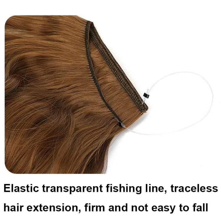 Fishing Line Hair Curtain Long Curly Wig Seamless Hair Extension(2) - free shipping - PMC TechLife - Order now!