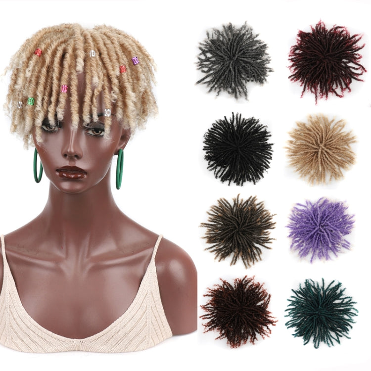 Personalized Hollow Curl Hip Hop Short Hair Dirty Braid Wig Blocks, Model: 27T613 - free shipping - PMC TechLife - Order now!