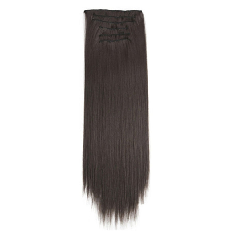 7pcs / Set Clips Long Straight Hair Extension Pieces 16 Clips Chemical Fiber Wigs, Model: 8# - free shipping - PMC TechLife - Order now!