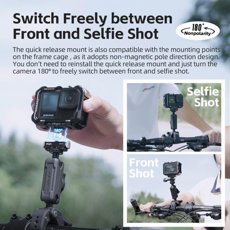 AMagisn Upgrade Ver Metal Rabbit Cage For GoPro HERO13 Black / HERO12 Black / HERO11 Black / HERO10 Black / HERO9 Black(Black) - free shipping - PMC TechLife - Order now!