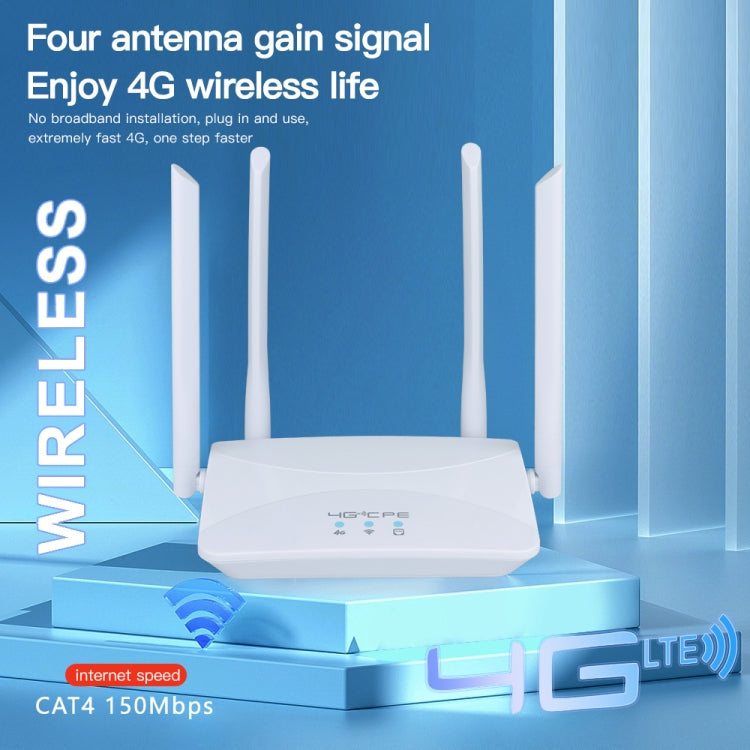European B1/3/7/8/20/38/40/41 4G Wireless CPE Router Plug-in Mobile WiFi, EU Plug - free shipping - PMC TechLife - Order now!