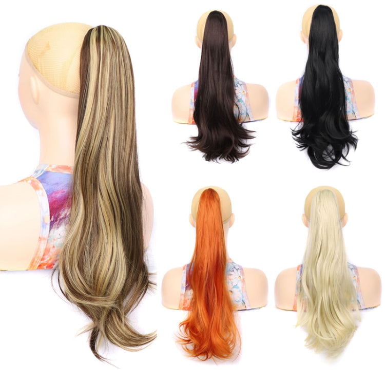 Ladies Claw Clip Inside Button Long Curly Pear Ponytail Wig, Color: 18C# - free shipping - PMC TechLife - Order now!