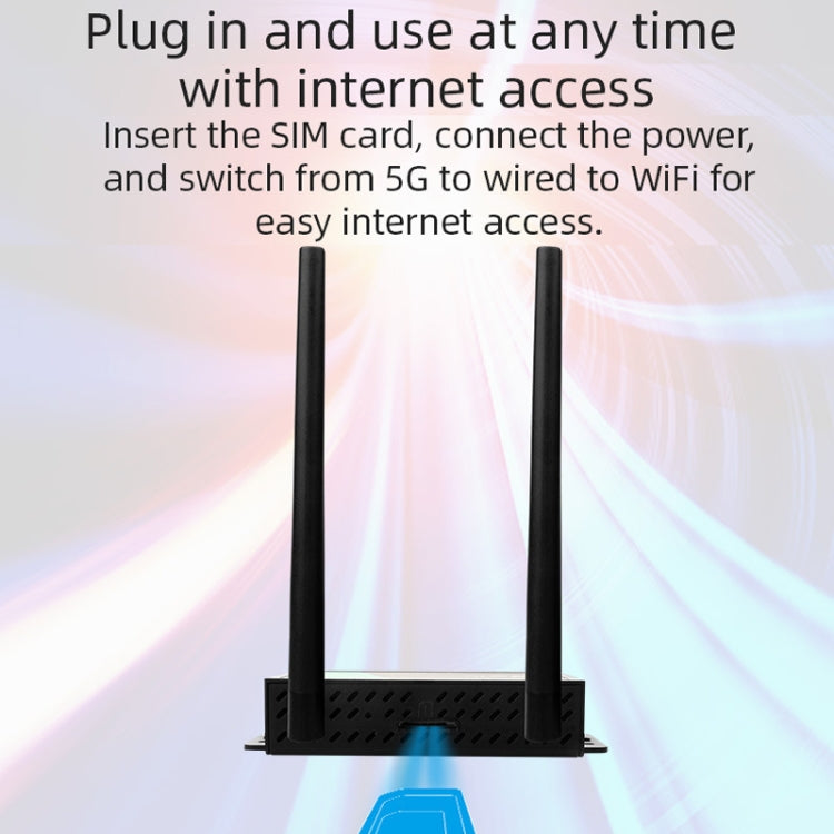 4G Wireless Plug-in Router Detachable Extension Antenna LTE Monitoring Network WiFi Hotspot, EU Plug(Black) - Wireless Routers by PMC TechLife | Online Shopping South Africa | PMC TechLife | Buy Now Pay Later Mobicred