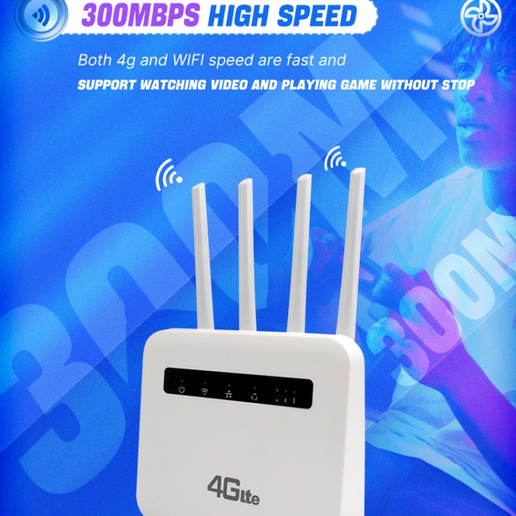 For European / Asian / African 4G CPE WiFi6 Plug-in Wireless Router Dual Port Wireless Hotspot, EU Plug(Milky White) - free shipping - PMC TechLife - Order now!