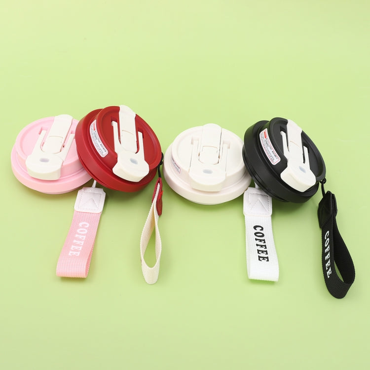 2.8 Inch Cup Mouth Straw Cup Lid Coffee Mug Replacement Lid With Hand Strip(Red) - Vacuum Thermoses & Cups by PMc TechLife | Online Shopping South Africa | PMc TechLife | Buy Now Pay Later Mobicred
