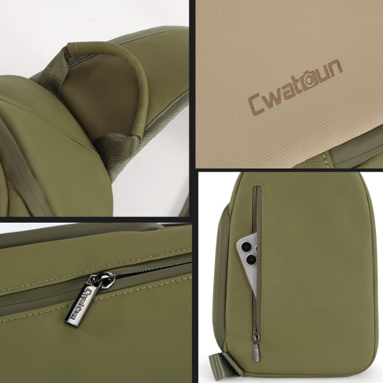 Cwatcun D148 Medium Casual Camera Bag Shoulder Crossbody Daily Photography Bag, Color: Black - free shipping - PMC TechLife - Order now!