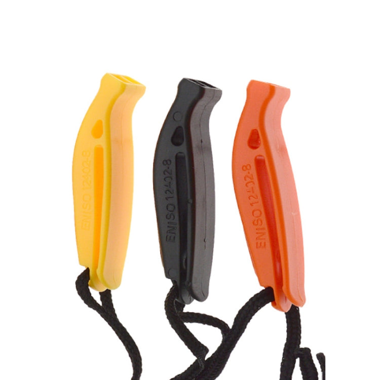 Dual-Frequency Outdoor Survival Whistle With Built-In Lanyard(Yellow) - Emergency Tools by PMC TechLife | Online Shopping South Africa | PMC TechLife | Buy Now Pay Later Mobicred